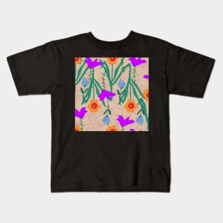 Falling flowers Kids T-Shirt